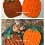 Pumpkin Hot Pad Free Crochet Pattern and Video Tutorial