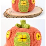 Pumpkin House Amigurumi Free Crochet Pattern