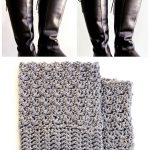 Quick and Easy Reversible Boot Cuffs Free Crochet Pattern