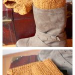 Scalloped Boot Cuffs Free Crochet Pattern