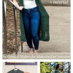 The Northwest Vest Sleeveless Cardigan Free Crochet Pattern