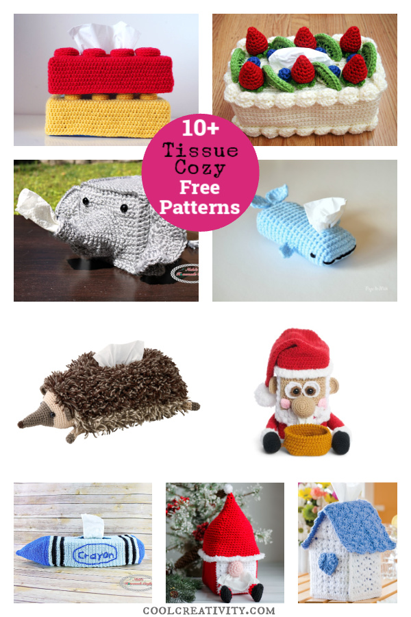 10+ Tissue Cozy Free Crochet Patterns 