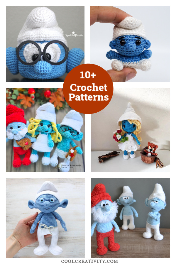 10+ Adorable Smurf Amigurumi Crochet Patterns 