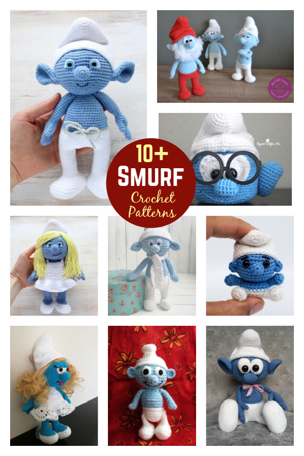 10+ Adorable Smurf Crochet Patterns