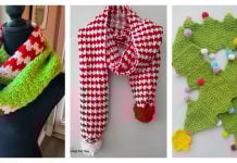 10+ Christmas Scarf Crochet Patterns 10+ Christmas Scarf Crochet Patterns