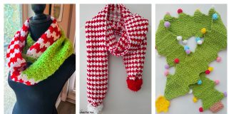 10+ Christmas Scarf Crochet Patterns