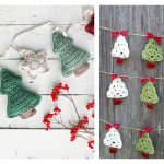 10+ Christmas Tree Garland Crochet Patterns