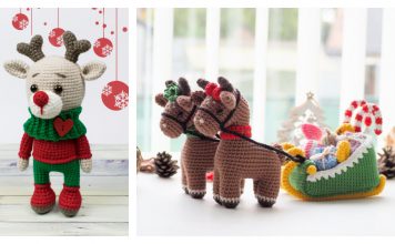 Amigurumi Christmas Reindeer Crochet Patterns