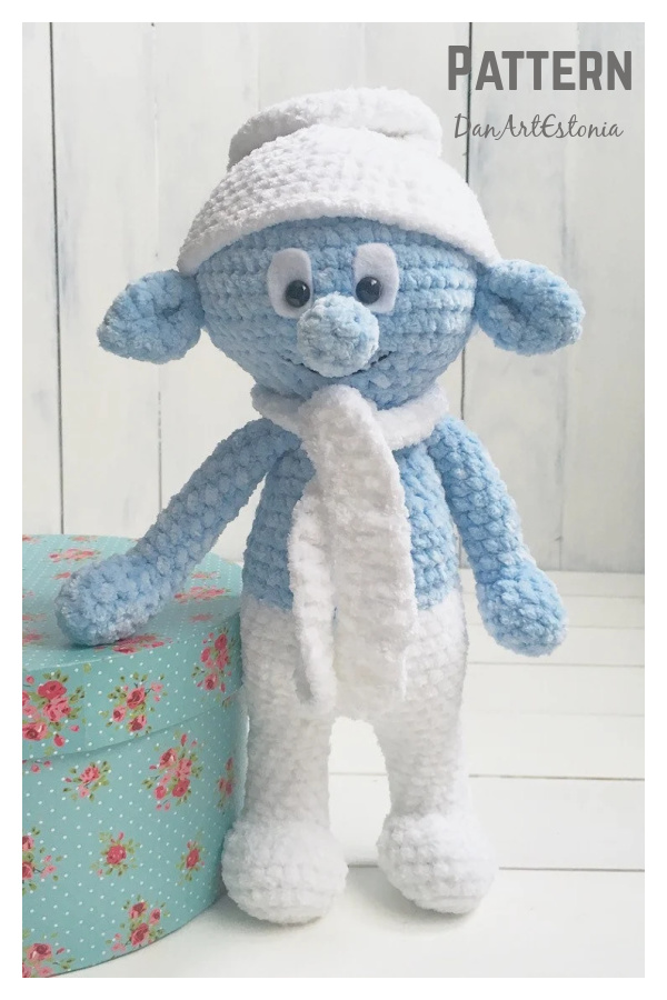Amigurumi Smurf Toy Crochet Pattern