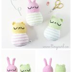 Amigurumi Spring Bunny and Bear Free Crochet Pattern