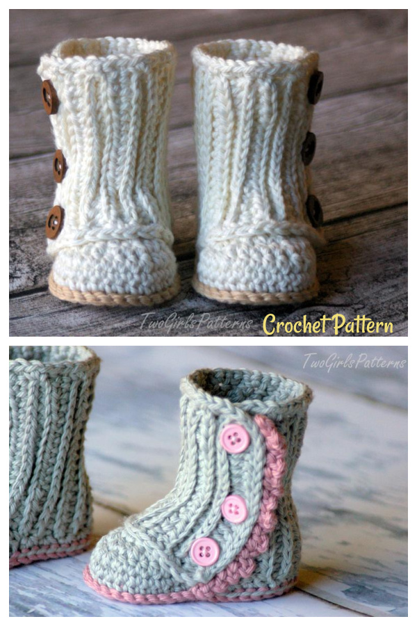 Baby Wrap Boot Crochet Pattern
