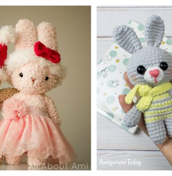 Bear and Bunny Buddies Free Crochet Patterns