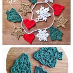 Christmas Garland Free Crochet Pattern