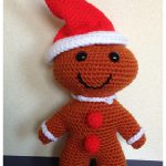 Christmas Gingerbread Boy Free Crochet Pattern