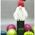 Christmas Santa Bottle Topper Free Crochet Pattern