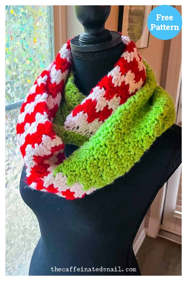 Christmas Scarf Free Crochet Pattern