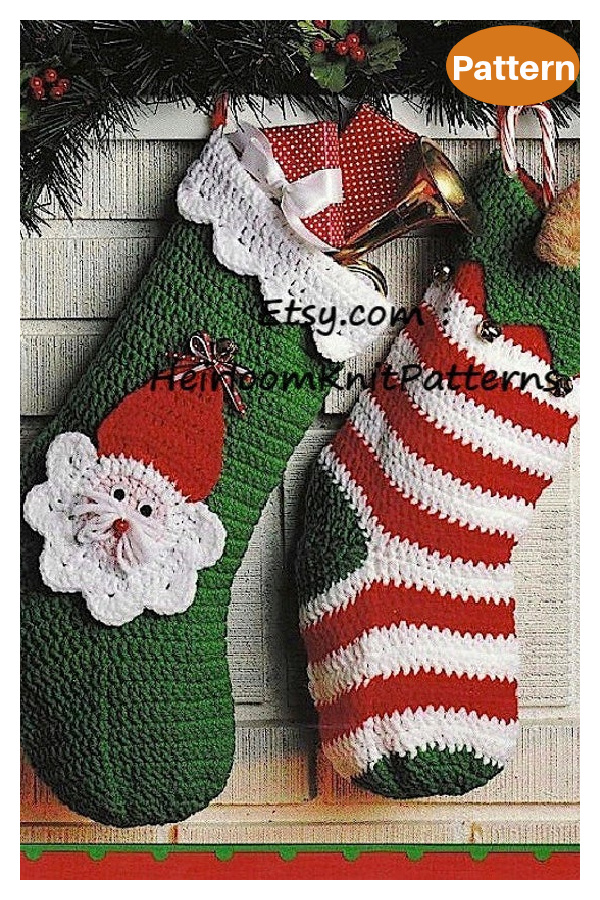 Christmas Stocking Crochet Pattern 