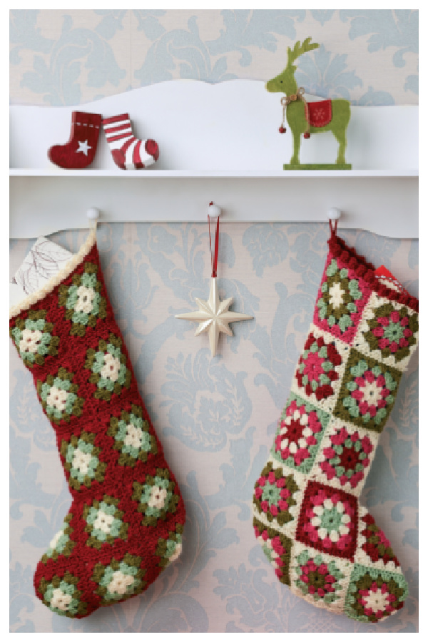 Christmas Stockings Free Crochet Pattern