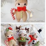Christmas Toy Amigurumi Gingerbread Man Crochet Pattern