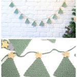 Christmas Tree Bunting Free Crochet Pattern