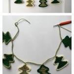 Christmas Tree Bunting Free Crochet Pattern