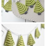 Christmas Tree Garland Crochet Pattern