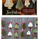 Christmas Tree Garland Free Crochet Pattern