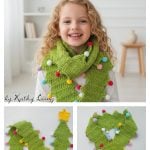 Christmas Tree Scarf Free Crochet Pattern