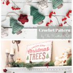 Christmas Tree and Star Garland Crochet Pattern
