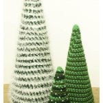 Cone Christmas Trees Free Crochet Pattern