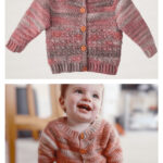 Coral Children’s Cardigan Free Crochet Pattern