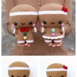 Cuddle-Sized Gingerbread Man Amigurumi Crochet Pattern