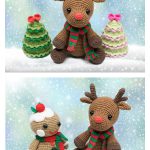 Deer Rudolph Free Crochet Pattern