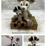 Flip Flop Deer Free Crochet Pattern