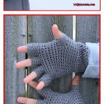 Freestyle Fingerless Gloves Free Crochet Pattern