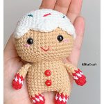 Gingerbread Man Amigurumi Free Crochet Pattern