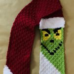 Grinch C2C Scarf Free Crochet Pattern