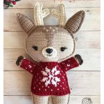 Holiday Deer Free Crochet Pattern