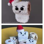 Larry Lockdown Toilet Roll Christmas Tree Ornament Crochet Pattern