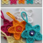 Mini Star Decoration Free Crochet Pattern