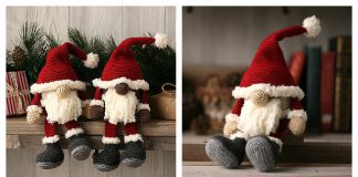 Santa Gnome Free Crochet Pattern