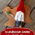 Scandinavian Gnome Bottle Topper Free Crochet Pattern