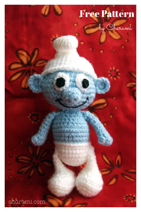 Smurf Free Crochet Pattern