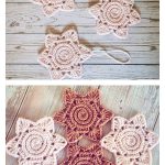 Swirly Star Motif Free Crochet Pattern