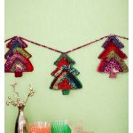 Tree Garland Free Crochet Pattern