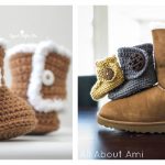 Ugg Style Baby Booties Crochet Patterns