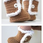Ugg Style Baby Booties Free Crochet Pattern