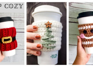 10+ Christmas Mug Cozy Free Crochet Patterns