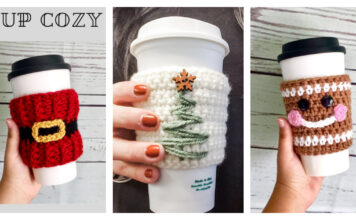10+ Christmas Mug Cozy Free Crochet Patterns