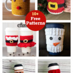 10+ Christmas Mug Cozy Free Crochet Patterns